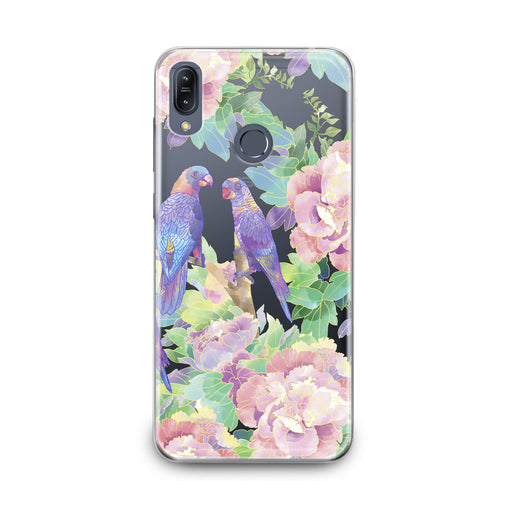 Lex Altern Purple Parrots Asus Zenfone Case