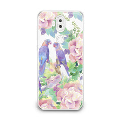 Lex Altern TPU Silicone Asus Zenfone Case Purple Parrots