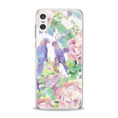 Lex Altern TPU Silicone Motorola Case Purple Parrots