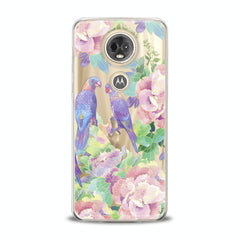 Lex Altern TPU Silicone Motorola Case Purple Parrots