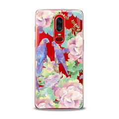 Lex Altern TPU Silicone OnePlus Case Purple Parrots