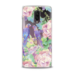 Lex Altern TPU Silicone OnePlus Case Purple Parrots