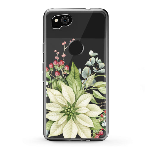 Lex Altern Google Pixel Case Green Leaves Art