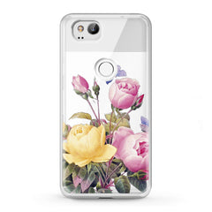 Lex Altern TPU Silicone Google Pixel Case Pink Roses Flower