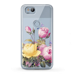 Lex Altern TPU Silicone Google Pixel Case Pink Roses Flower