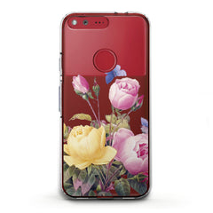 Lex Altern TPU Silicone Google Pixel Case Pink Roses Flower