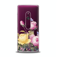 Lex Altern TPU Silicone Sony Xperia Case Pink Roses Flower