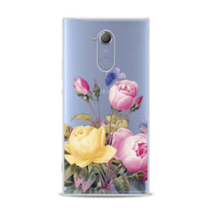 Lex Altern TPU Silicone Sony Xperia Case Pink Roses Flower