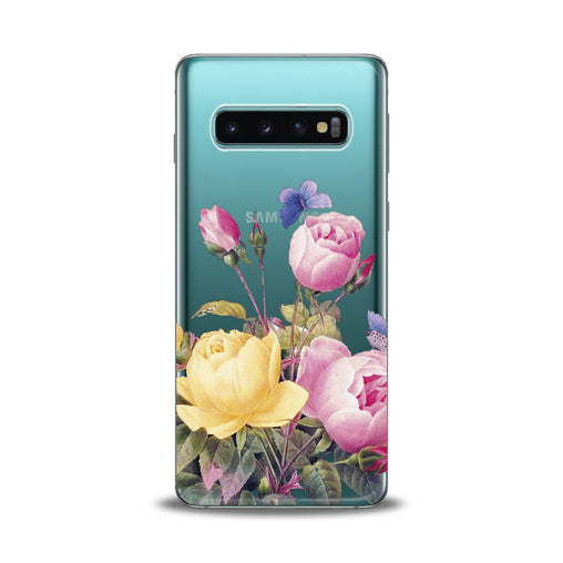 Lex Altern Pink Roses Flower Samsung Galaxy Case