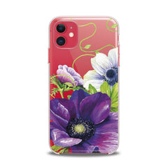 Lex Altern TPU Silicone iPhone Case Purple Flower