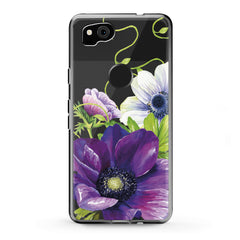 Lex Altern TPU Silicone Google Pixel Case Purple Flower