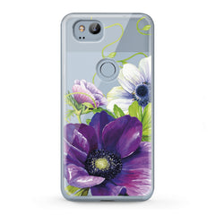 Lex Altern TPU Silicone Google Pixel Case Purple Flower