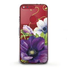 Lex Altern TPU Silicone Google Pixel Case Purple Flower