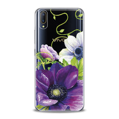 Lex Altern TPU Silicone VIVO Case Purple Flower