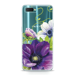 Lex Altern TPU Silicone Oppo Case Purple Flower