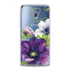 Lex Altern TPU Silicone HTC Case Purple Flower