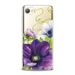 Lex Altern TPU Silicone HTC Case Purple Flower