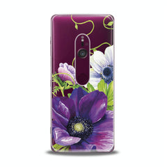 Lex Altern TPU Silicone Sony Xperia Case Purple Flower