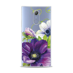 Lex Altern TPU Silicone Sony Xperia Case Purple Flower