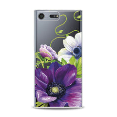 Lex Altern TPU Silicone Sony Xperia Case Purple Flower