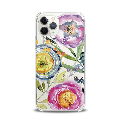 Lex Altern TPU Silicone iPhone Case Colorful Tea Rose