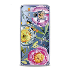 Lex Altern TPU Silicone HTC Case Colorful Tea Rose