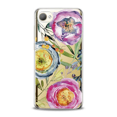 Lex Altern TPU Silicone HTC Case Colorful Tea Rose