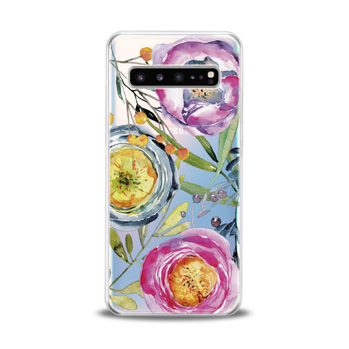 Lex Altern Colorful Tea Rose Samsung Galaxy Case