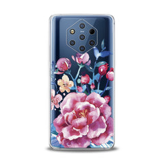 Lex Altern TPU Silicone Nokia Case Bright Pink Peonies