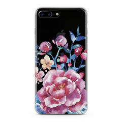 Lex Altern TPU Silicone Phone Case Bright Pink Peonies