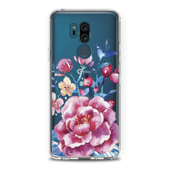 Lex Altern TPU Silicone LG Case Bright Pink Peonies