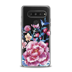 Lex Altern TPU Silicone LG Case Bright Pink Peonies