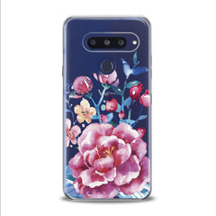 Lex Altern TPU Silicone LG Case Bright Pink Peonies