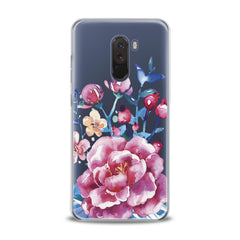 Lex Altern TPU Silicone Xiaomi Redmi Mi Case Bright Pink Peonies