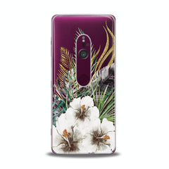 Lex Altern TPU Silicone Sony Xperia Case White Sudanese Rose