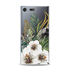 Lex Altern TPU Silicone Sony Xperia Case White Sudanese Rose