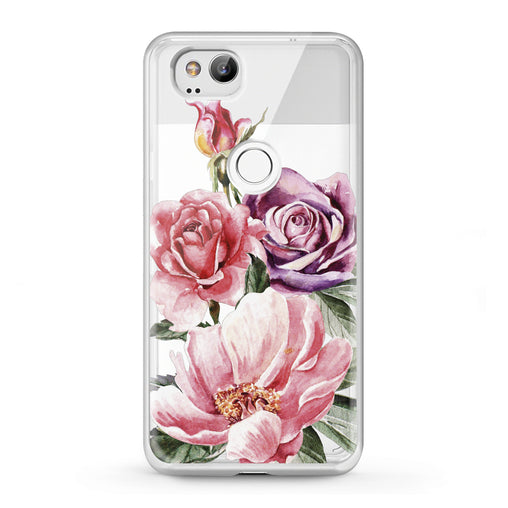 Lex Altern Google Pixel Case Colorful Floral Bouquet