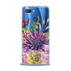 Lex Altern TPU Silicone Lenovo Case Purple Сhrysanthemum