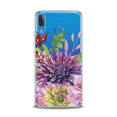 Lex Altern TPU Silicone Lenovo Case Purple Сhrysanthemum