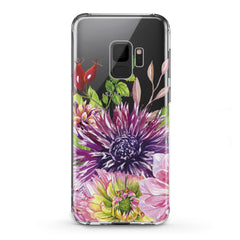 Lex Altern TPU Silicone Samsung Galaxy Case Purple Сhrysanthemum