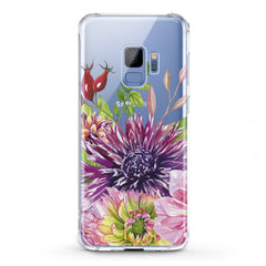 Lex Altern TPU Silicone Samsung Galaxy Case Purple Сhrysanthemum