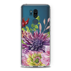 Lex Altern TPU Silicone LG Case Purple Сhrysanthemum