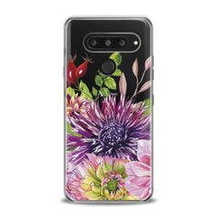 Lex Altern TPU Silicone LG Case Purple Сhrysanthemum