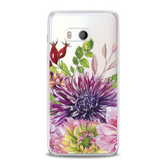 Lex Altern Purple Сhrysanthemum HTC Case