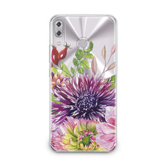 Lex Altern TPU Silicone Asus Zenfone Case Purple Сhrysanthemum