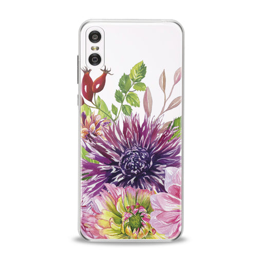 Lex Altern Purple Сhrysanthemum Motorola Case