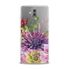 Lex Altern TPU Silicone Phone Case Purple Сhrysanthemum