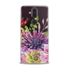 Lex Altern TPU Silicone Nokia Case Purple Сhrysanthemum