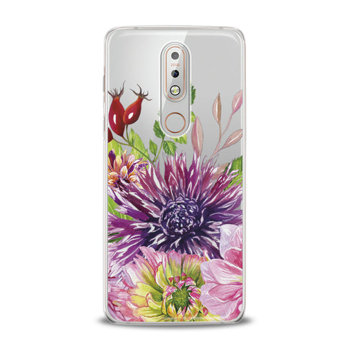 Lex Altern Purple Сhrysanthemum Nokia Case