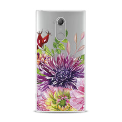 Lex Altern Purple Сhrysanthemum Sony Xperia Case